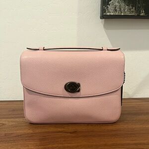 COACH Cassie in Aurora Pink Pebbled Leather. Original Release.